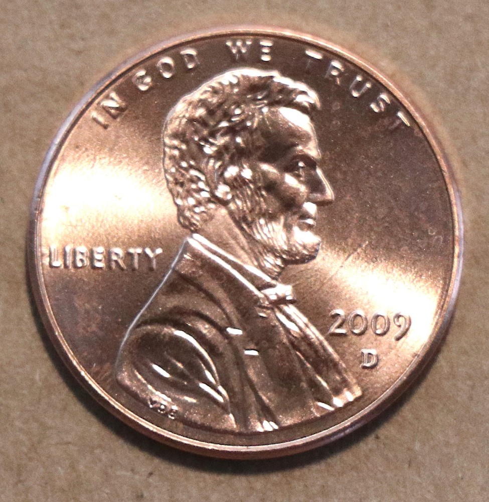 2009 D Lincoln Bicentennial cent Presidency BU