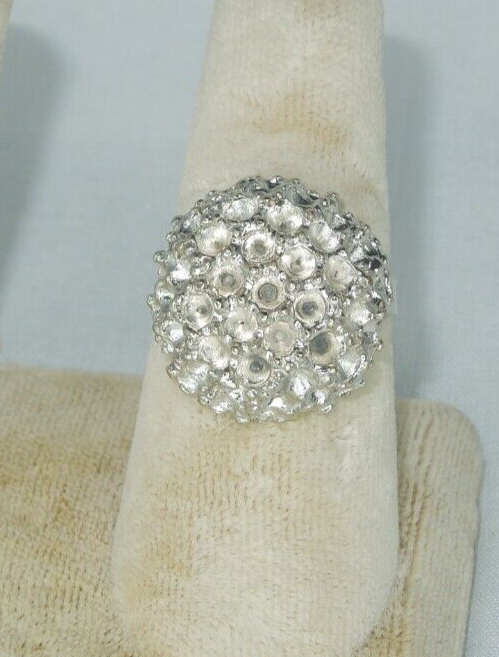 2 Ring Blanks Settings Cabochon Adjustable silver Plated Brass NEW 88V