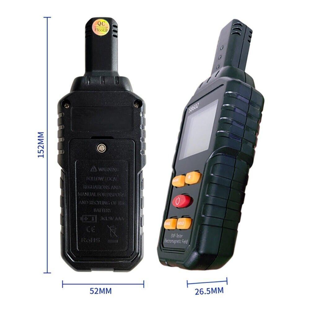 Electromagnetic Radiation Detector Digital Electromagnetic Wave Tester