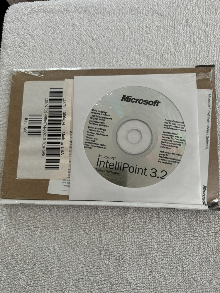 Microsoft IntelliPoint 3.2 Mouse Software