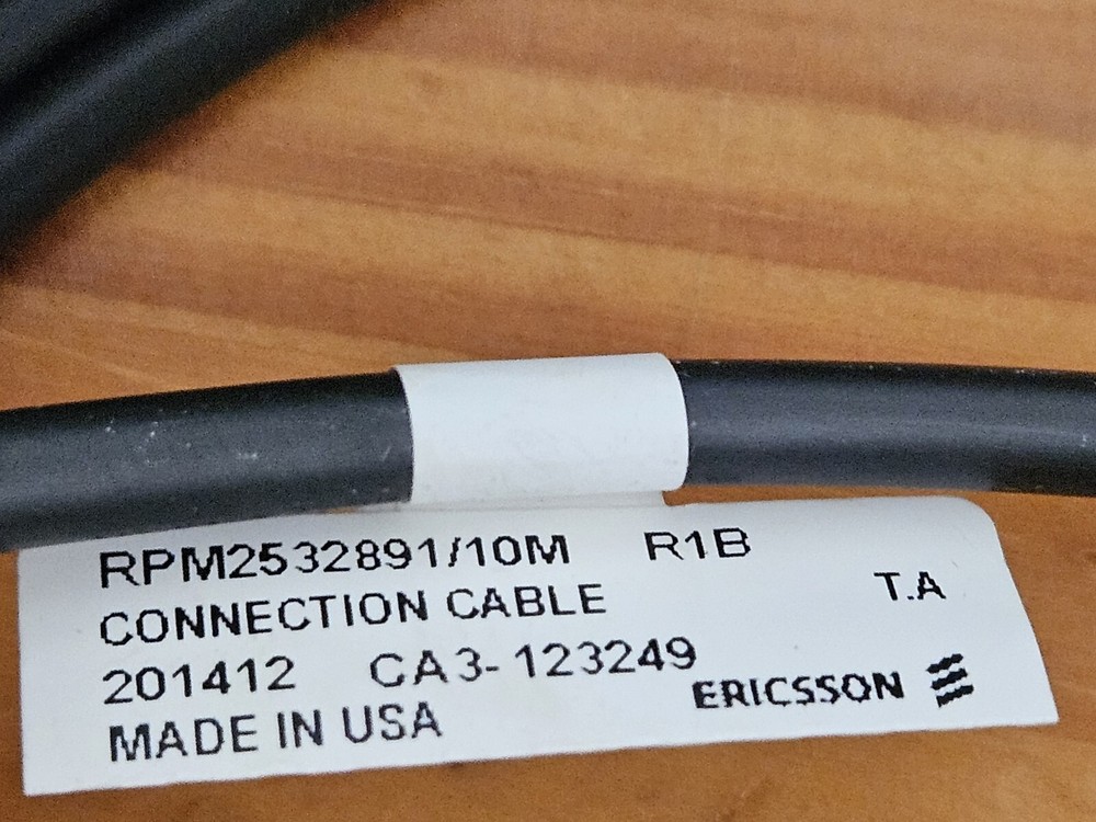 Ericsson RPM2532891/10M Batch CA3-123249 Cable VG6