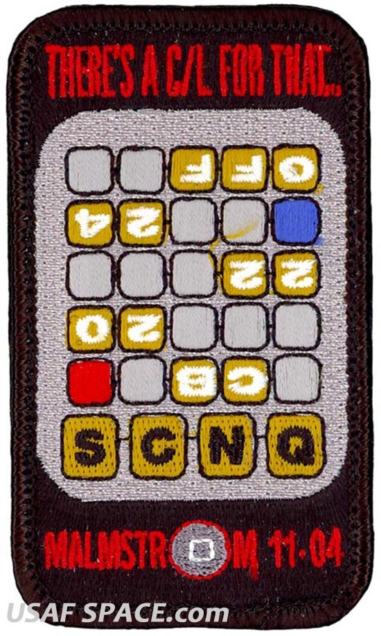 USAF 341st MISSILE WING - CLASS 2011-04 MINUTEMAN III UNIT QUALIFICATION - PATCH