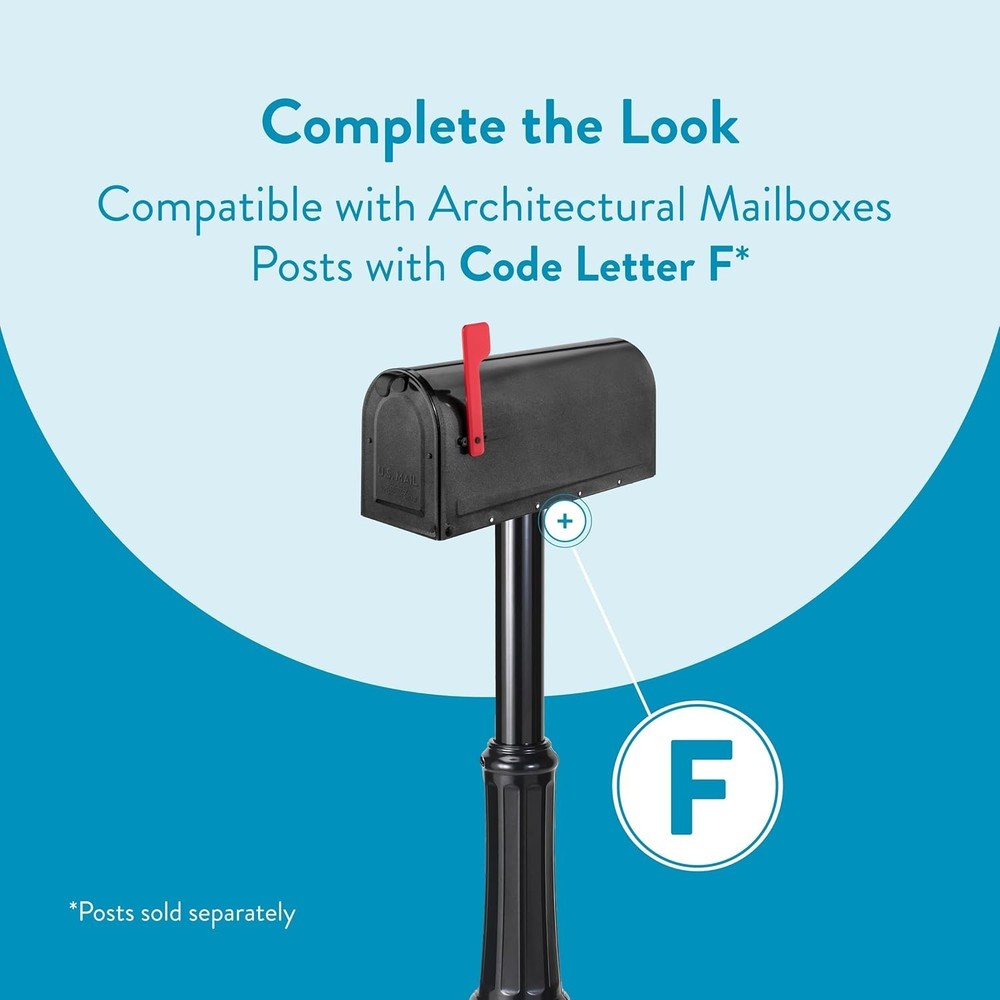 7600P-10 MB1 Mailbox, Medium, Pewter
