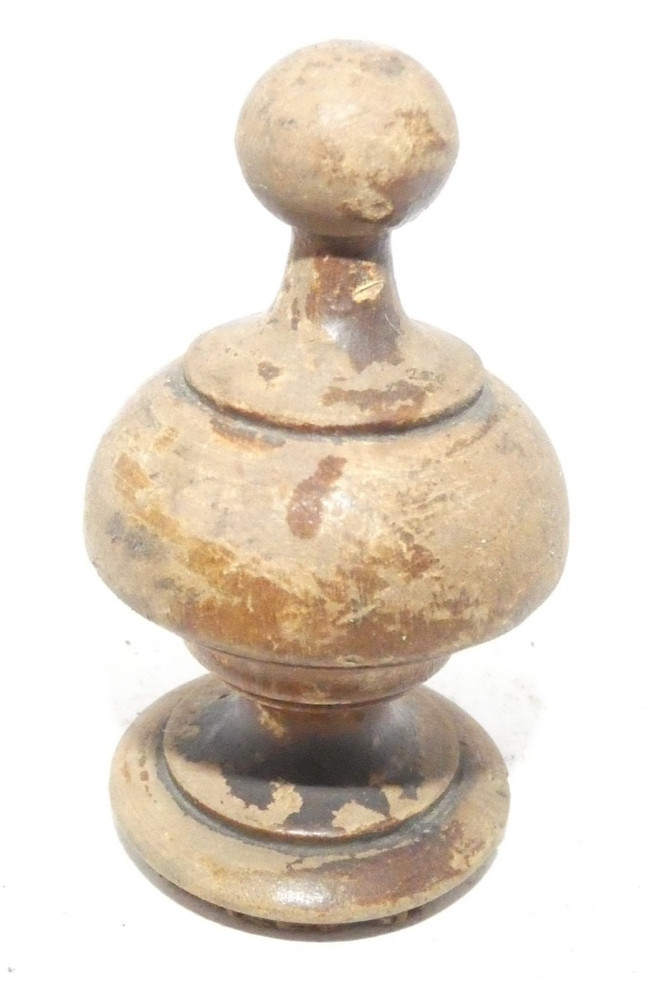 Antique wooden finial (ML876)