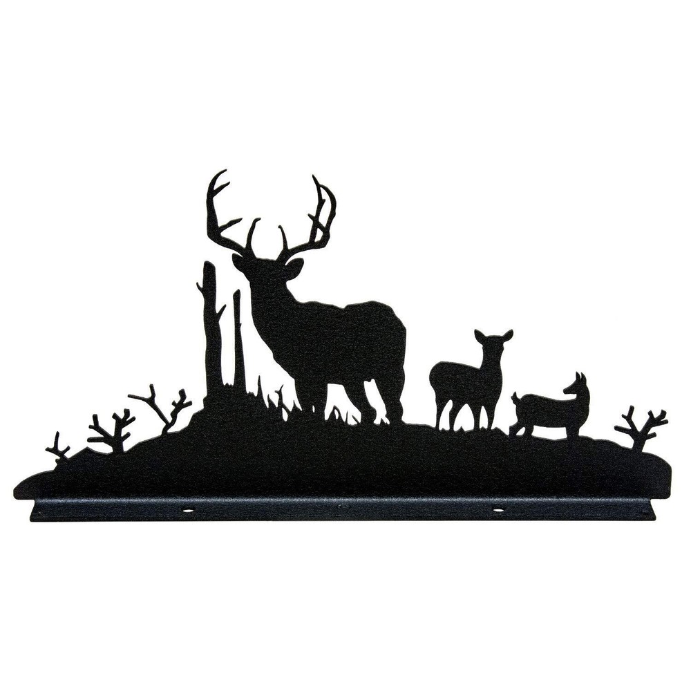 Buck Doe & Deer Mailbox Topper