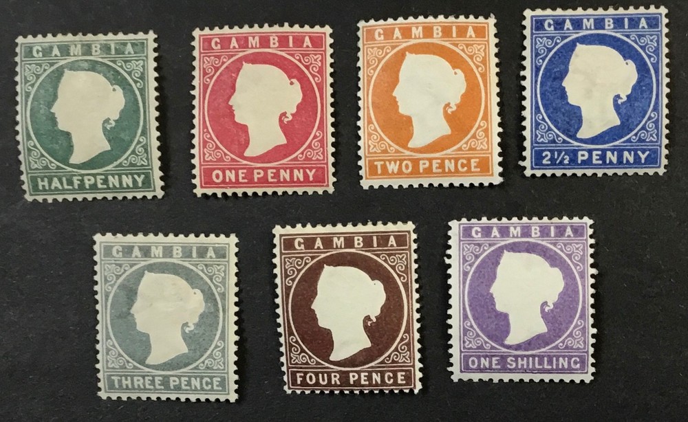 GAMBIA MINT HINGED Scott #12 19