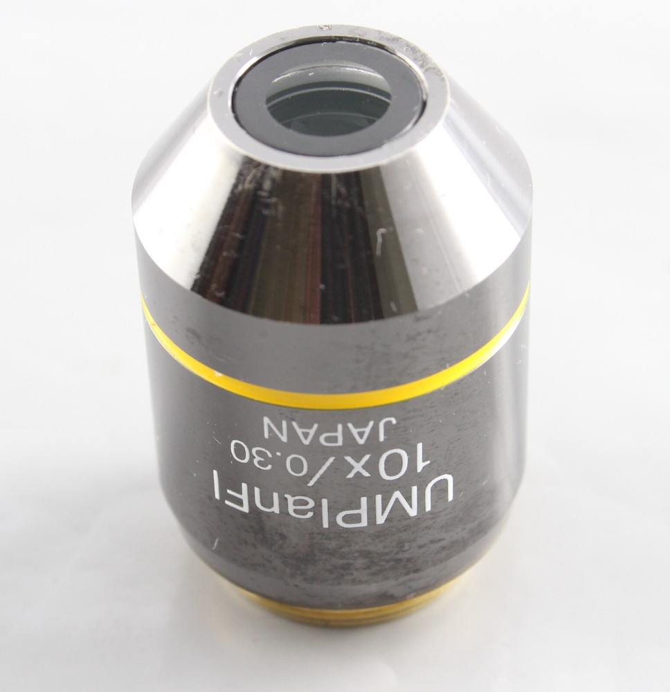 OLYMPUS UMPLANFL 10x 0.30 NA MICROSCOPE OBJECTIVE BX IX AX