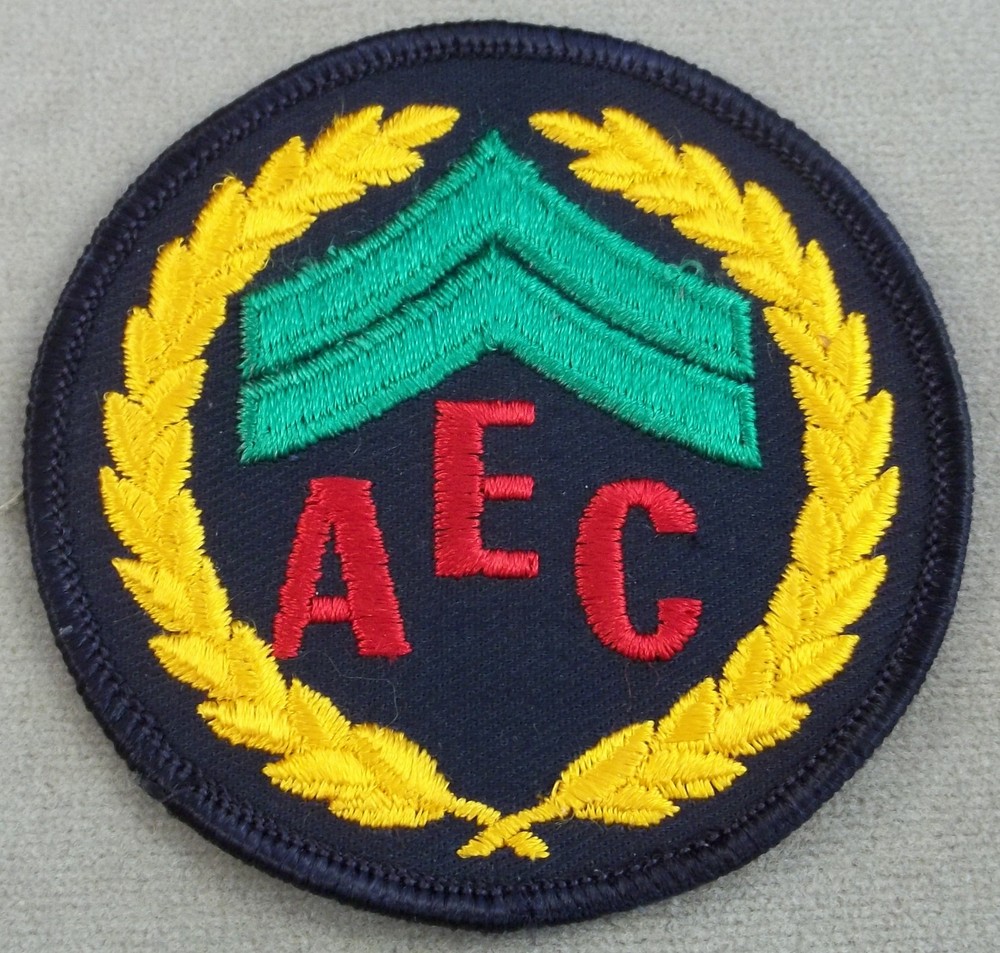 Unknown Military - Police AEC Corporal Merrowed Edge Patch - NOS