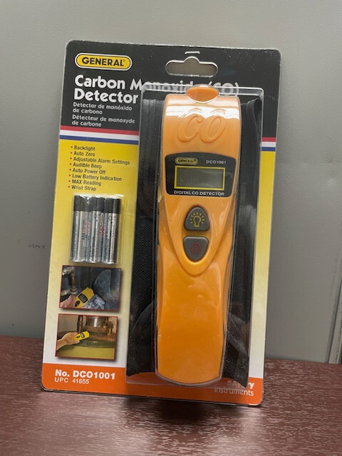Digital Carbon Monoxide Detector Meter General Tools DCO1001