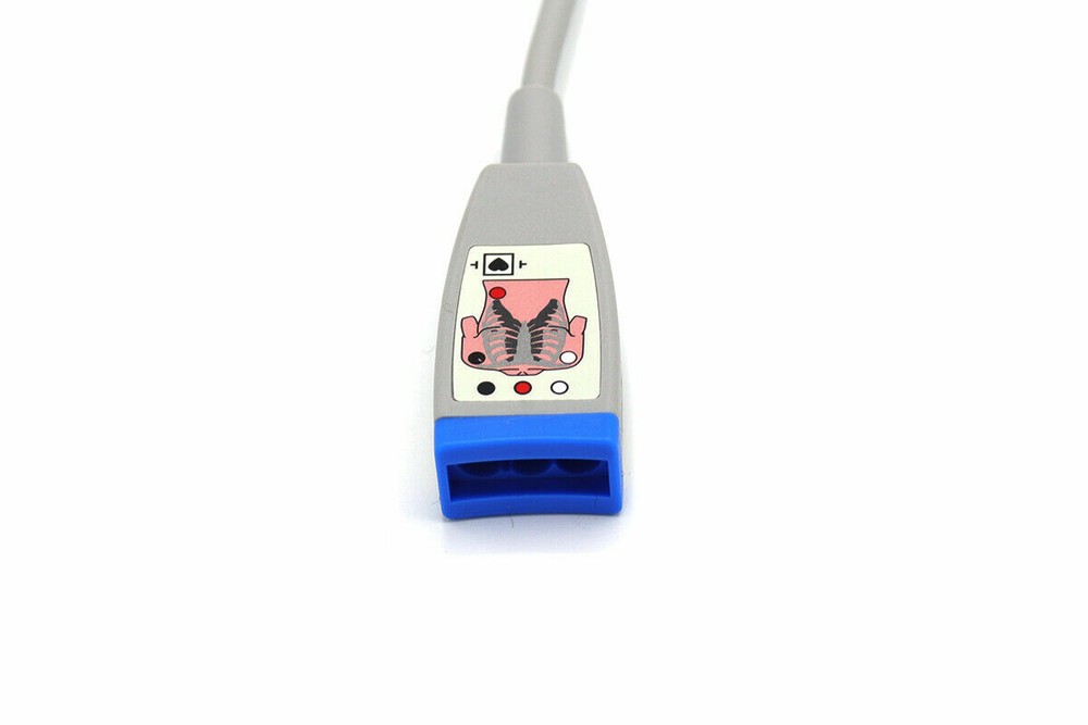 Philips M1669A Compatible 3 Lead ECG Trunk Cable