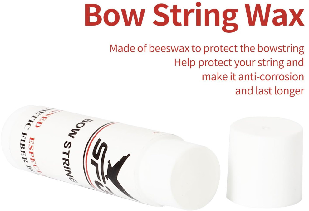 Archery 6Pcs Bow String Wax, Protective Bowstring Waterproof Rail Lube for Cross
