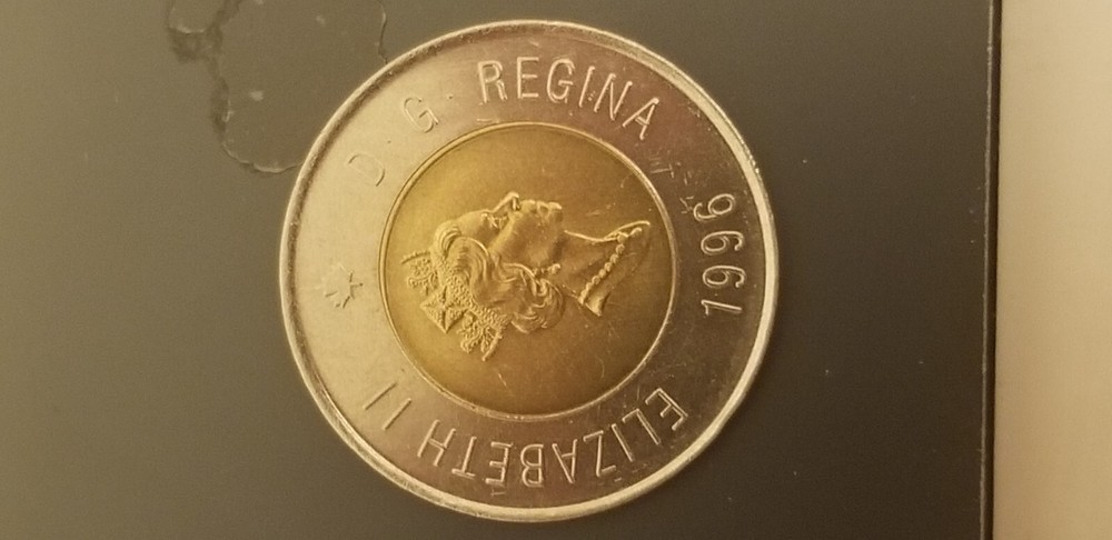 Canada 1996 German Planchet $2 Toonie Coin 
