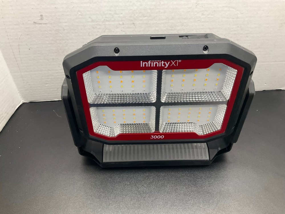 Infinity X1 Dual Powered Solar Work Light 3000 Lumen