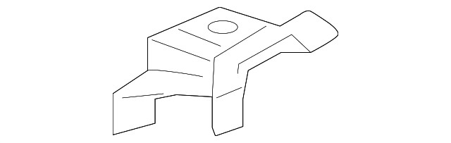 Genuine GM Passenger Side Engine Compartment Side Rail Bracket 23255644