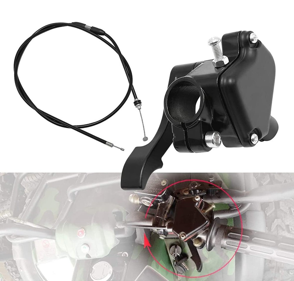 7/8'' 22mm Thumb Throttle Cable Accelerator Control Handle Assembly Replaceme...