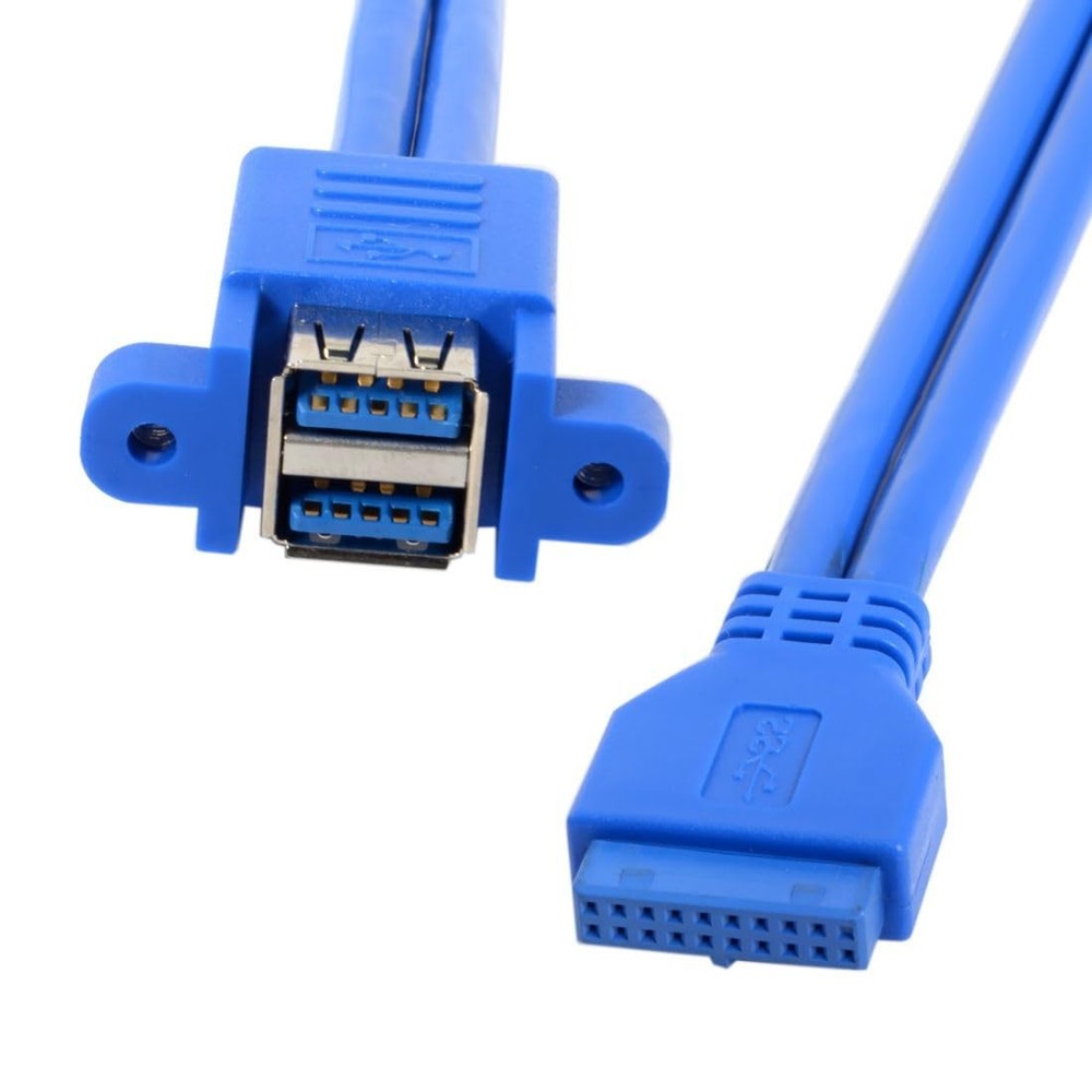 chenyang USB 3.0 Front Panel Header 19/20Pin 1 Male to 2 Female...