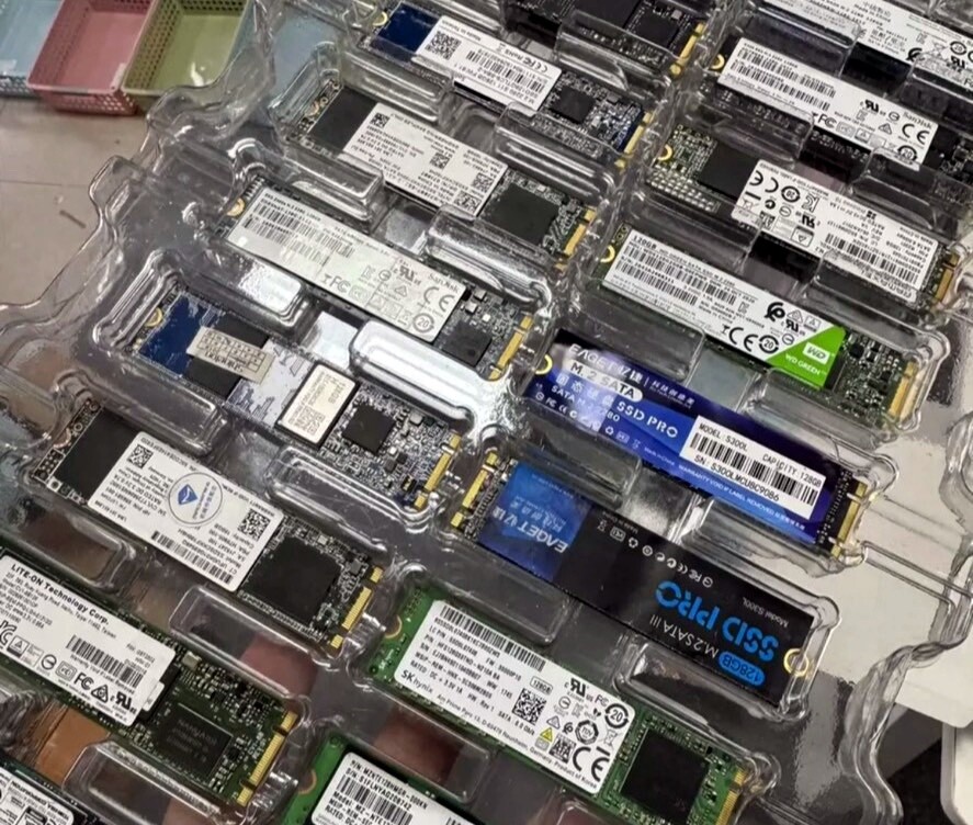 1/2/3/4Pcs M.2 SATA NGFF SSD 512GB 2280 Solid State Hard Drives PC