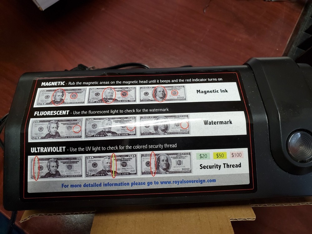 Royal Sovereign Counterfeit Detector