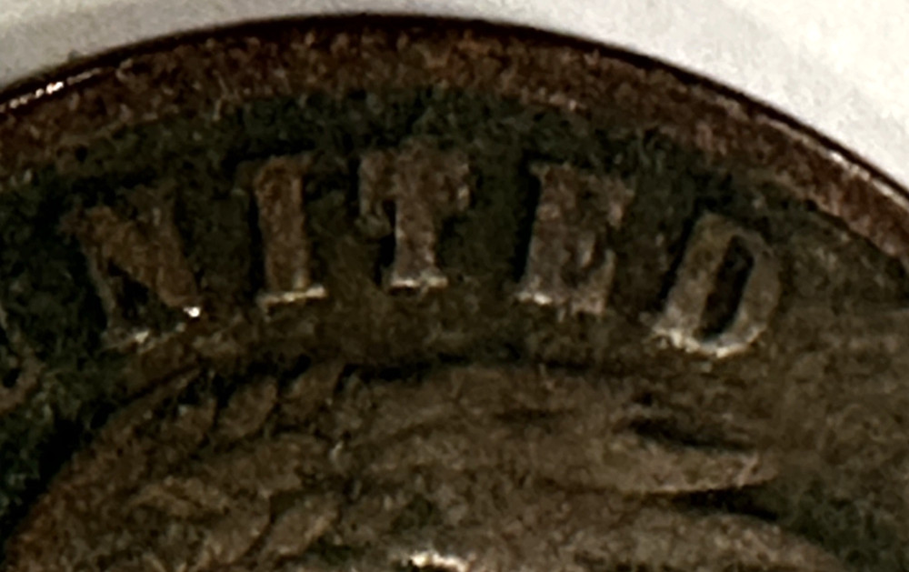 1864 two cent piece large motto LME