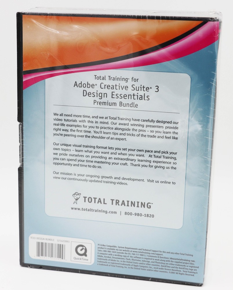 Total Training for Adobe Creative Suite 3 Design Essentials Premium Bundle - New