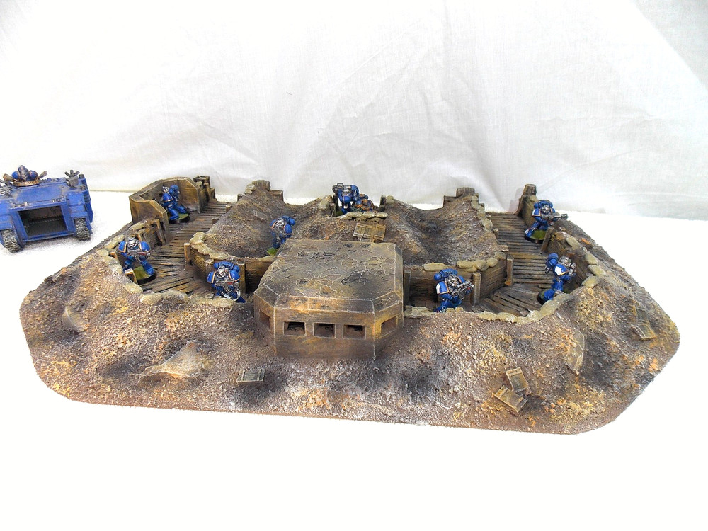 WARGAMING TERRAIN PAINTED ADVANCE ORDERS TRENCH SYSTEM