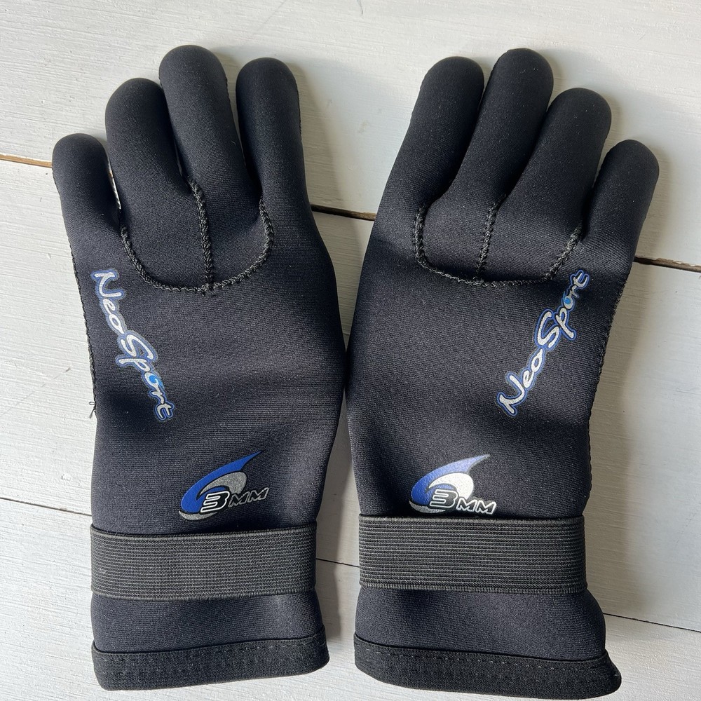 NeoSport 3mm Five Finger Scuba Diving Gloves - Large
