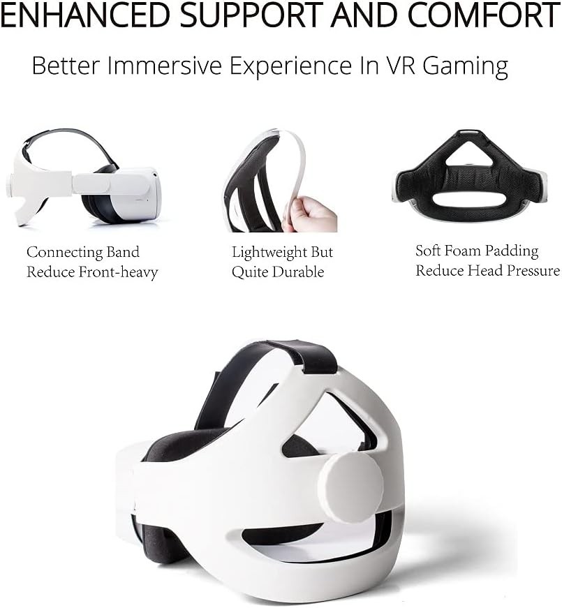 High-Quality Replacement Head Strap for Quest 2 - Better Balance & Fit