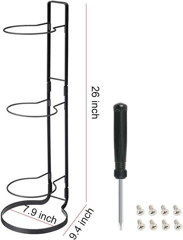 Three tier sports ball storage rack