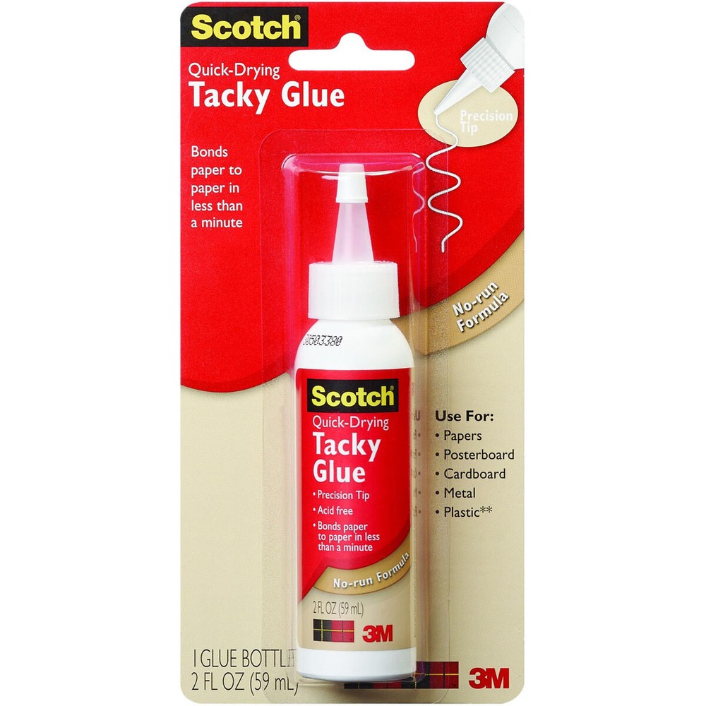 Scotch Quick-Drying Tacky Glue-2oz