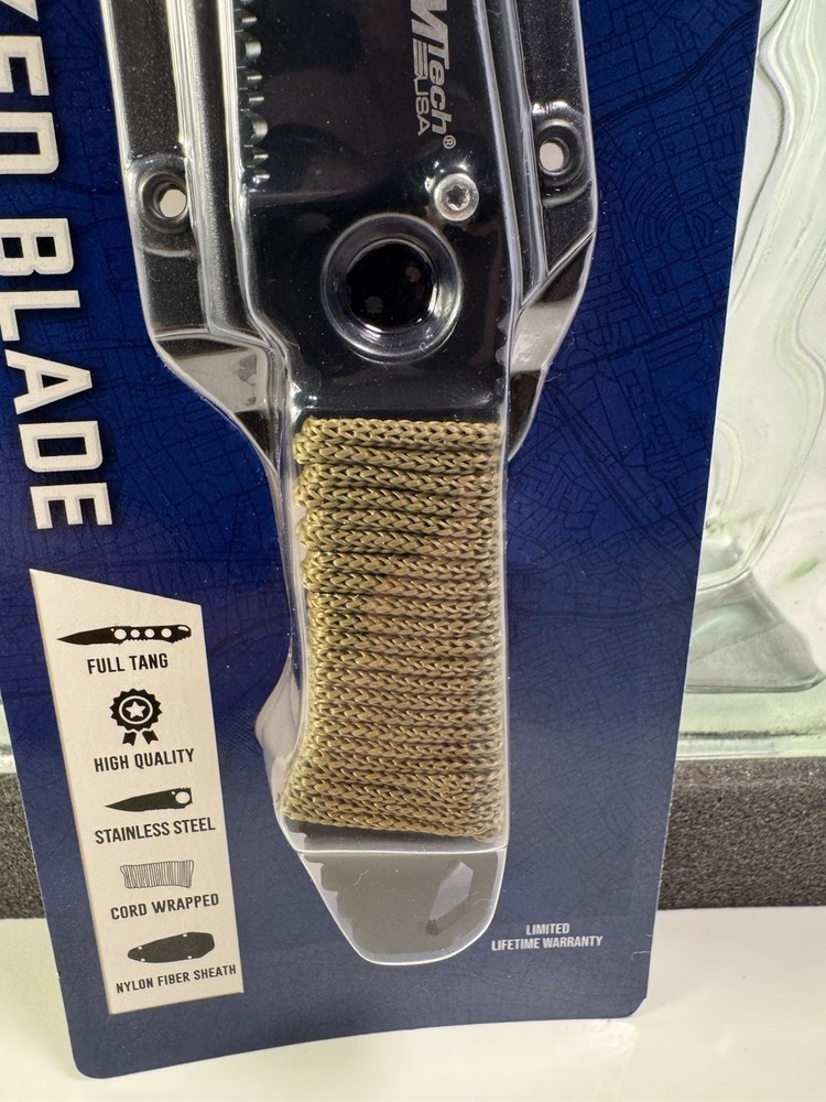 March USA Compact Fixed Blade New In Box with Sheath