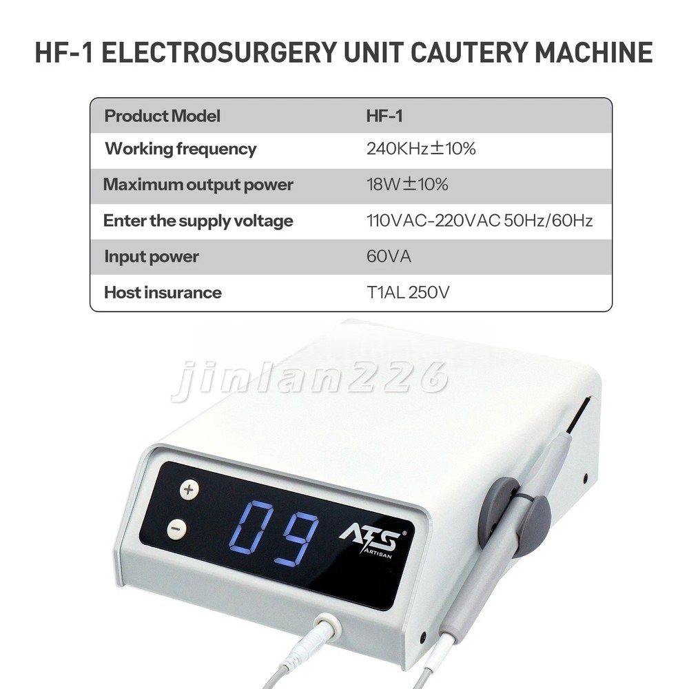 Dental Electro Surgery HF-1 Electrosurgery Unit System High Frequency Knife