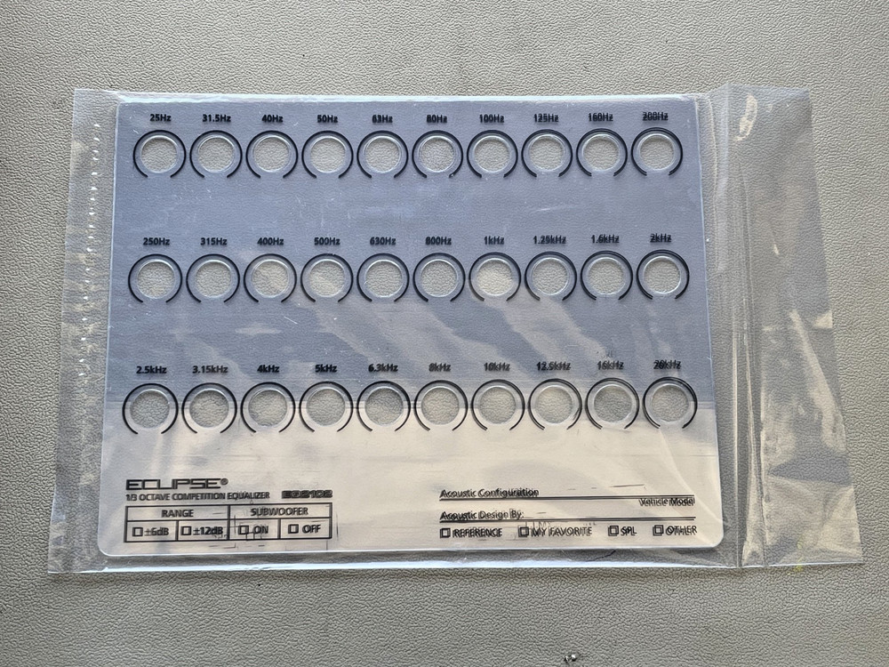 Old School Eclipse EQ2102 — 1/3 Octave Competition Equalizer, NOS #381