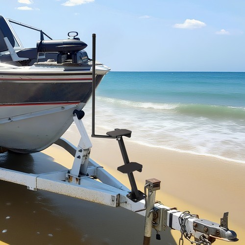 2Steps Boat Trailer Steps with Handrail Boat Trailer Ladder, Boat Trailer Steps