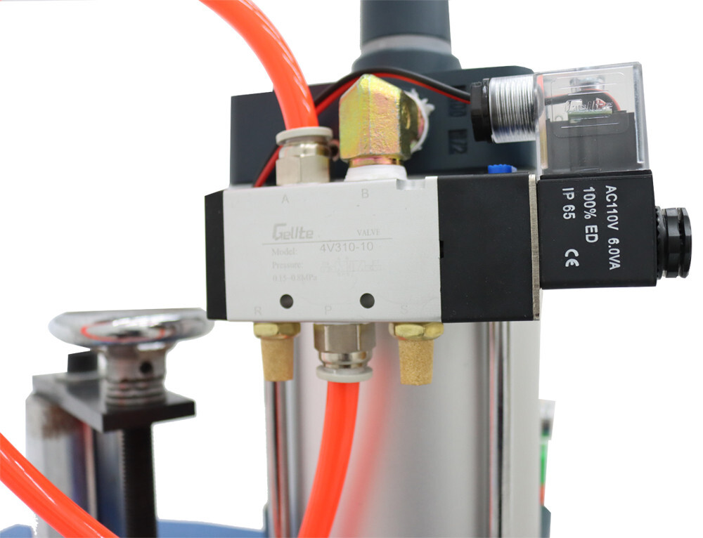 110V 1100Lb/500kg Vertical Pneumatic Punch Machine WITHOUT Display Controller