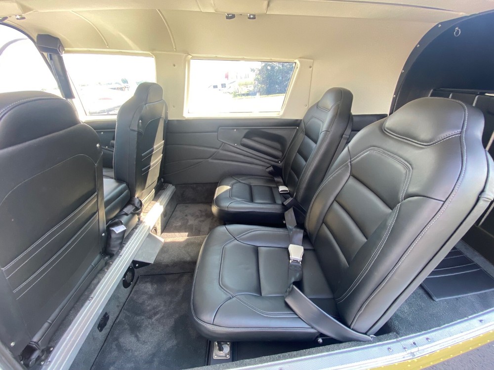 Beechcraft Model 18 or Twin Beech leather interior