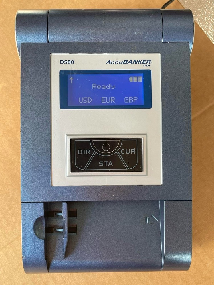 Accubanker D580 Pro Authenticator Multi Currency Detector