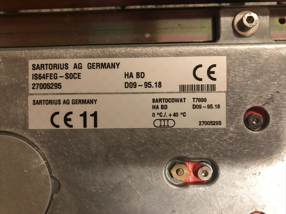 Sartorius IS64FEG-SOCE Base W/ Combics 1 Plus