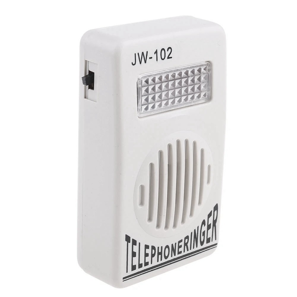 Telephone Ringer Phone Amplifier Wall Speaker Strobe Light Flasher Bell5014