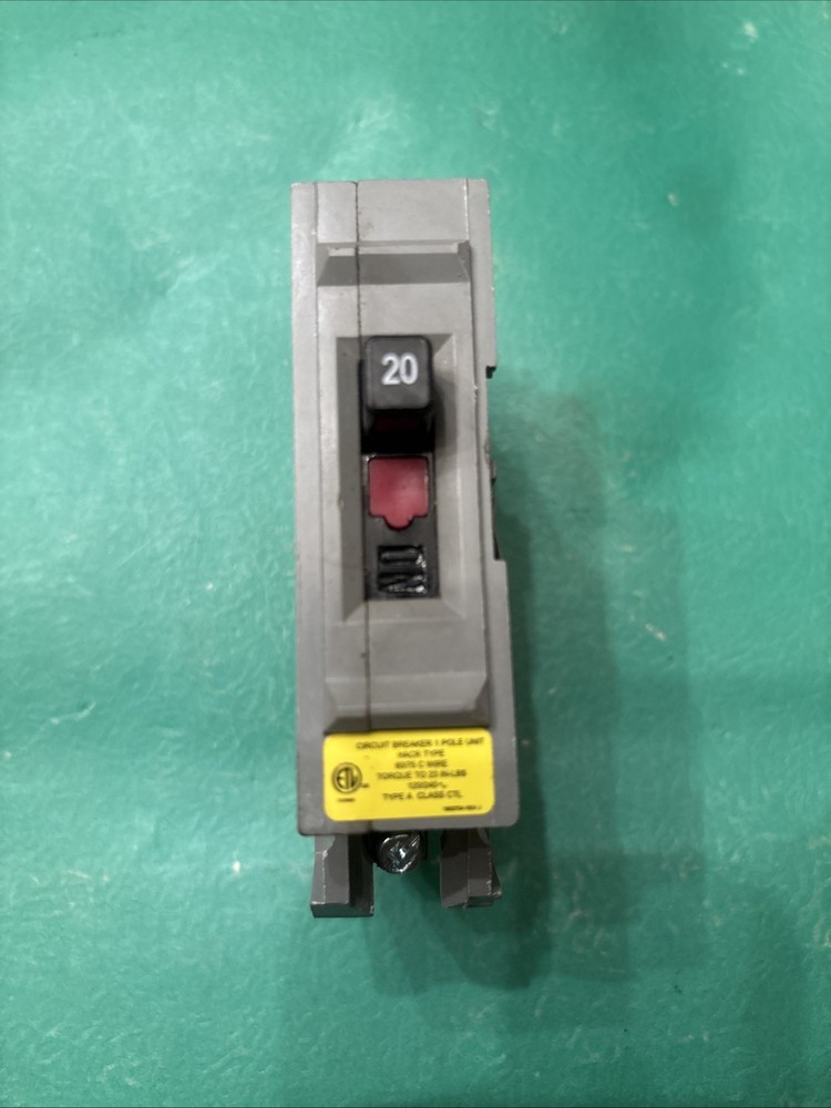 Wadsworth 20 AmpOne Pole Breaker Continuity Tested