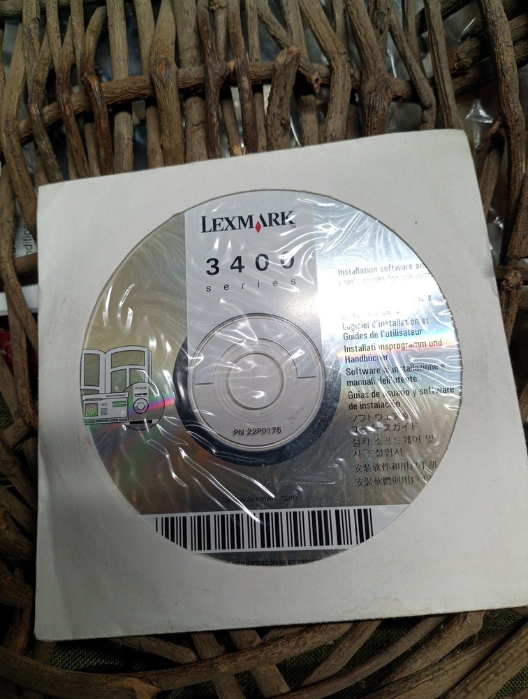Lexmark 3400 Series Installation Software and User Guide (2007) DISC ONLY