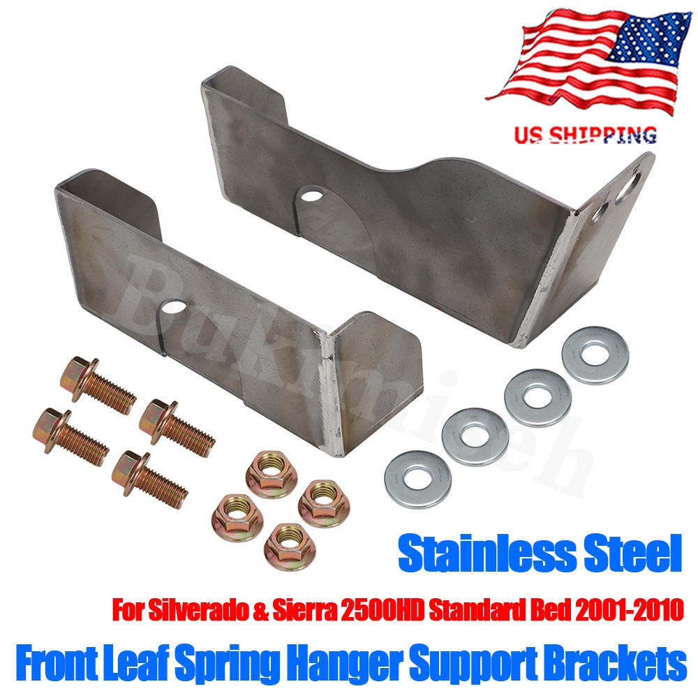 Front Leaf Spring Hanger Support Bracket For Silverado Sierra 2500HD Standard US