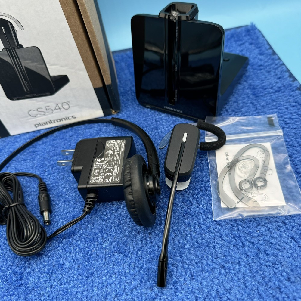 Plantronics - CS540 Wireless DECT Headset (Poly) - Single Ear (Mono) Convertible