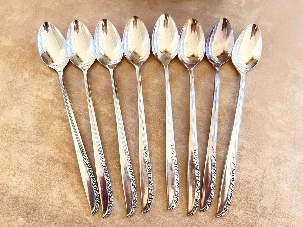 55 Pcs Oneida LTD WM.A. Rogers BRITTANY ROSE Silverplate Silverware Flatware Set