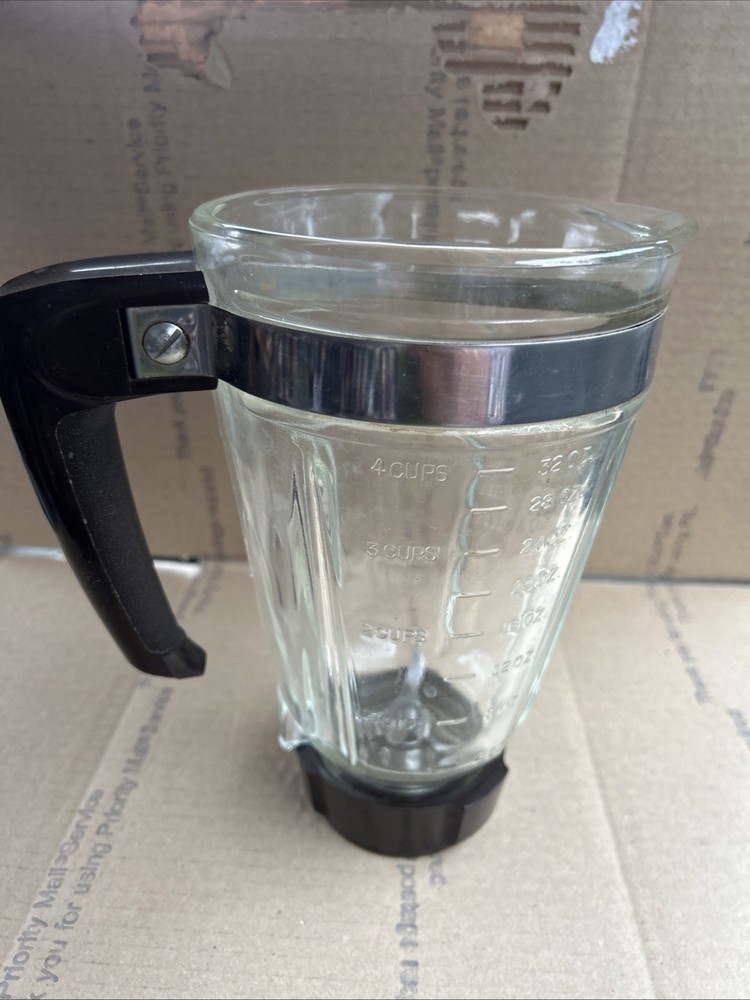 Vintage Sunbeam 16 Speed Solid State Blender Glass Pitcher with Blade