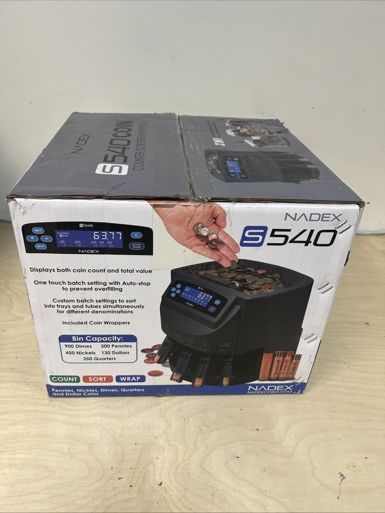 Nadex S540 Coin Sorting Machine Sorting Made Simple