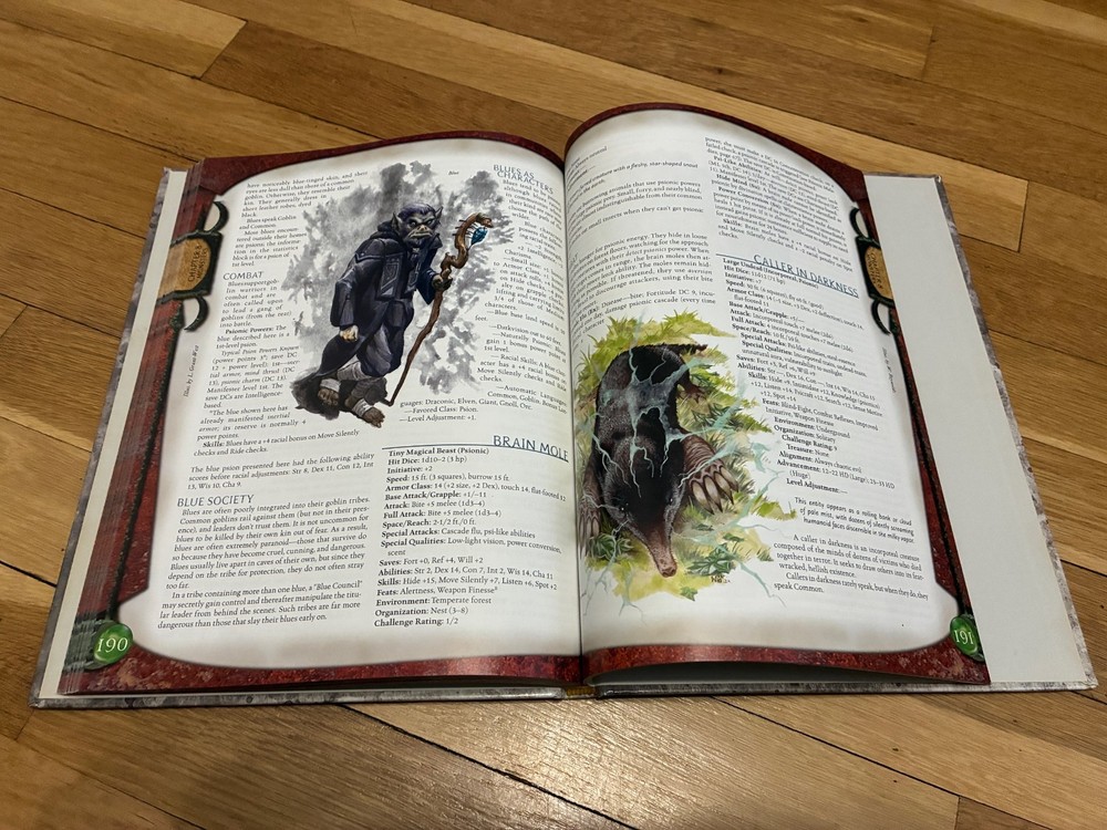 Dungeons & Dragons 3.5 Expanded Psionics Handbook HC D20