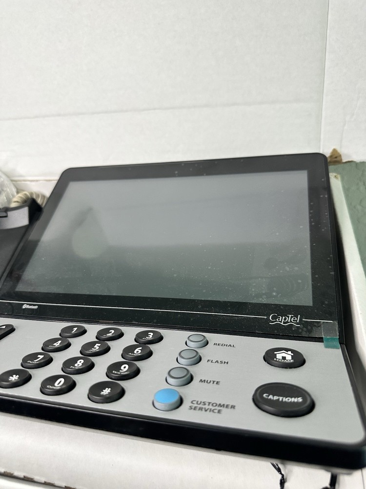 CapTel 2400iBT Captioned Hearing Impaired Touch Screen Telephone Open Box Tested