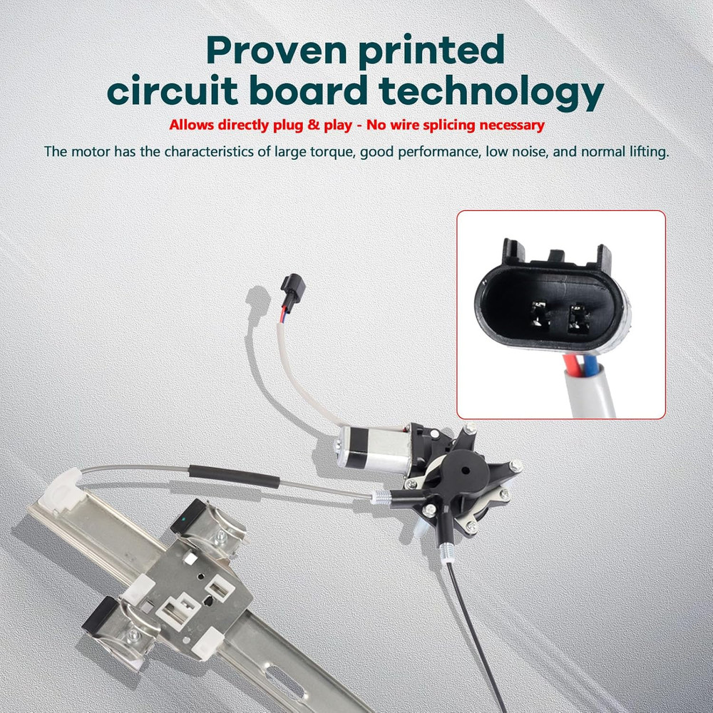 2005-2010 Dakota 2006-2008 Raider Front Right Window Regulator–Compatible