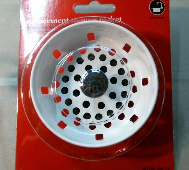 Do it Best  Replacement Strainer Basket, White, (462764) FS