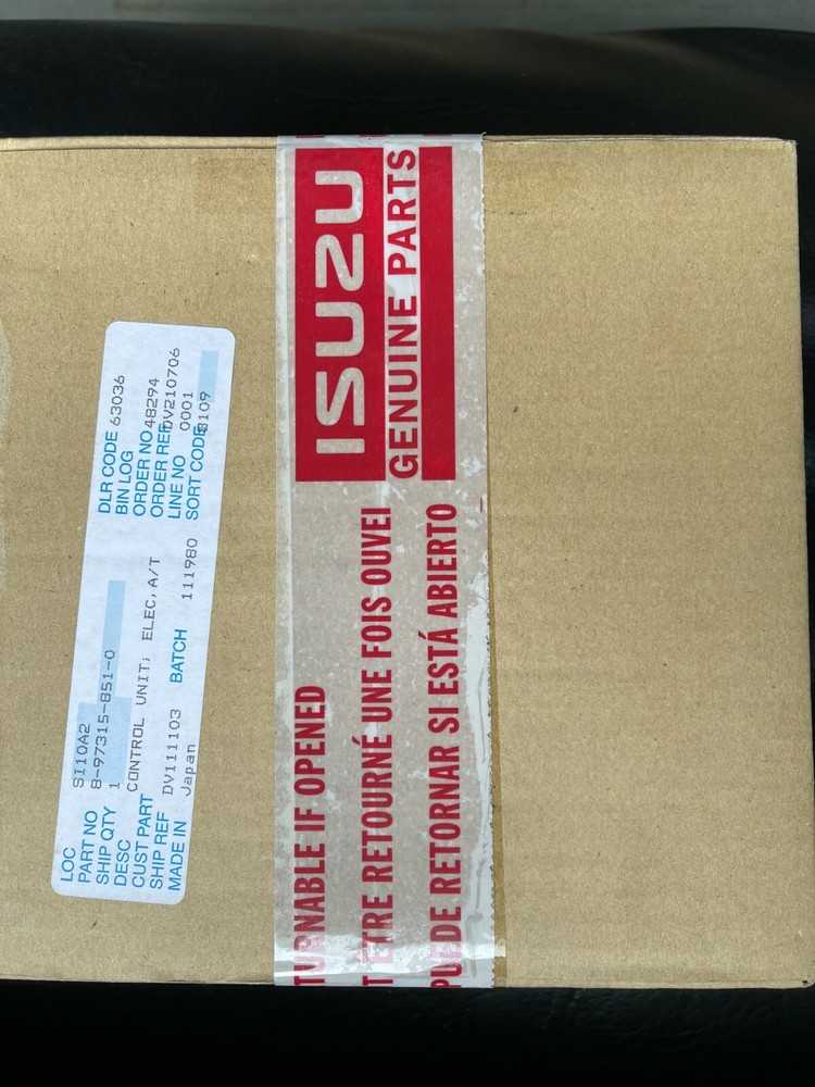 8973158510 Isuzu Auto Transmission Tcm Module Computer